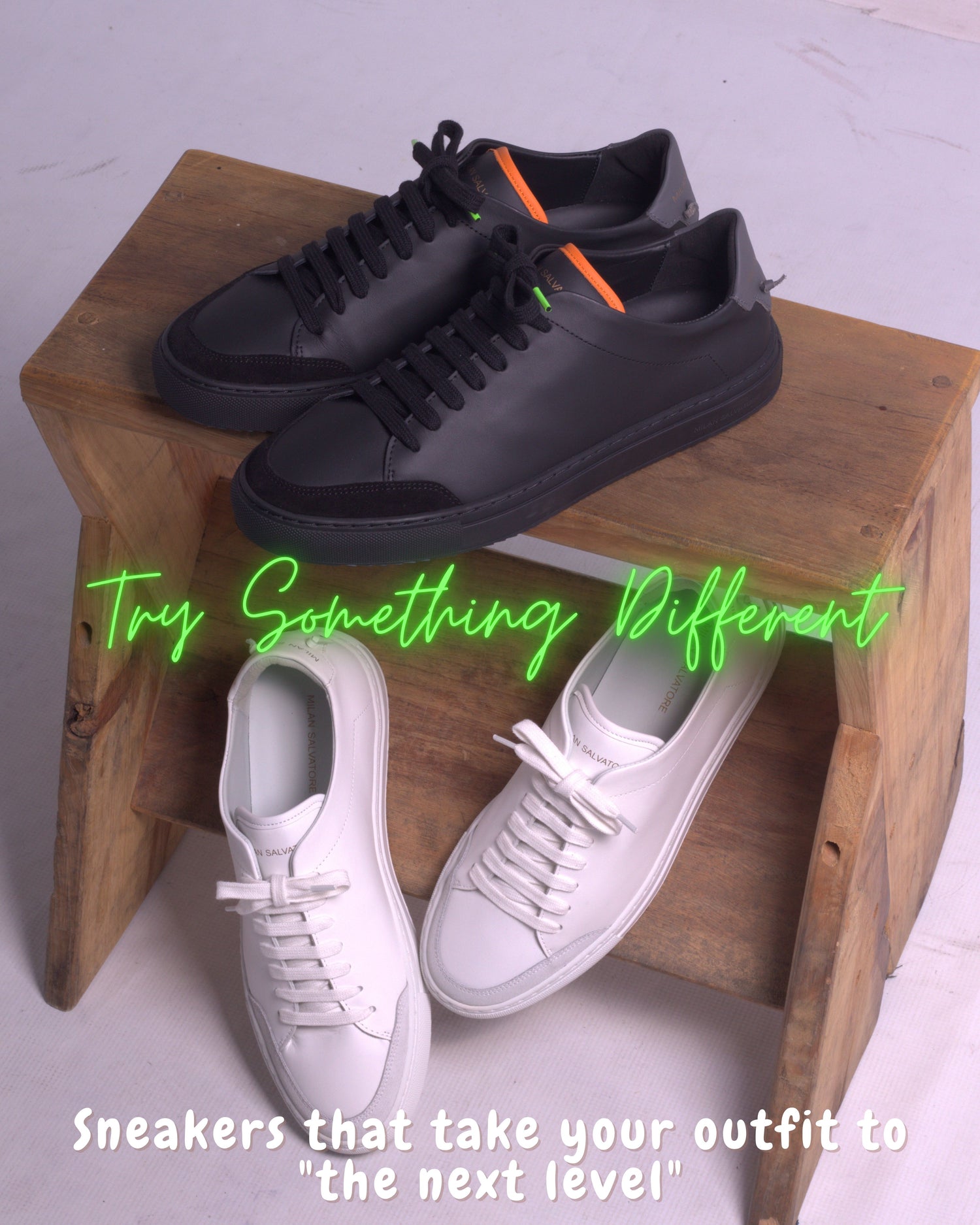  Milan Salvatore - Zapatillas negras para hombre para uso diario   Zapatos deportivos negros para hombre - Zapatos clásicos de cuero  italiano premium para caminar y zapatos deportivos casuales de moda